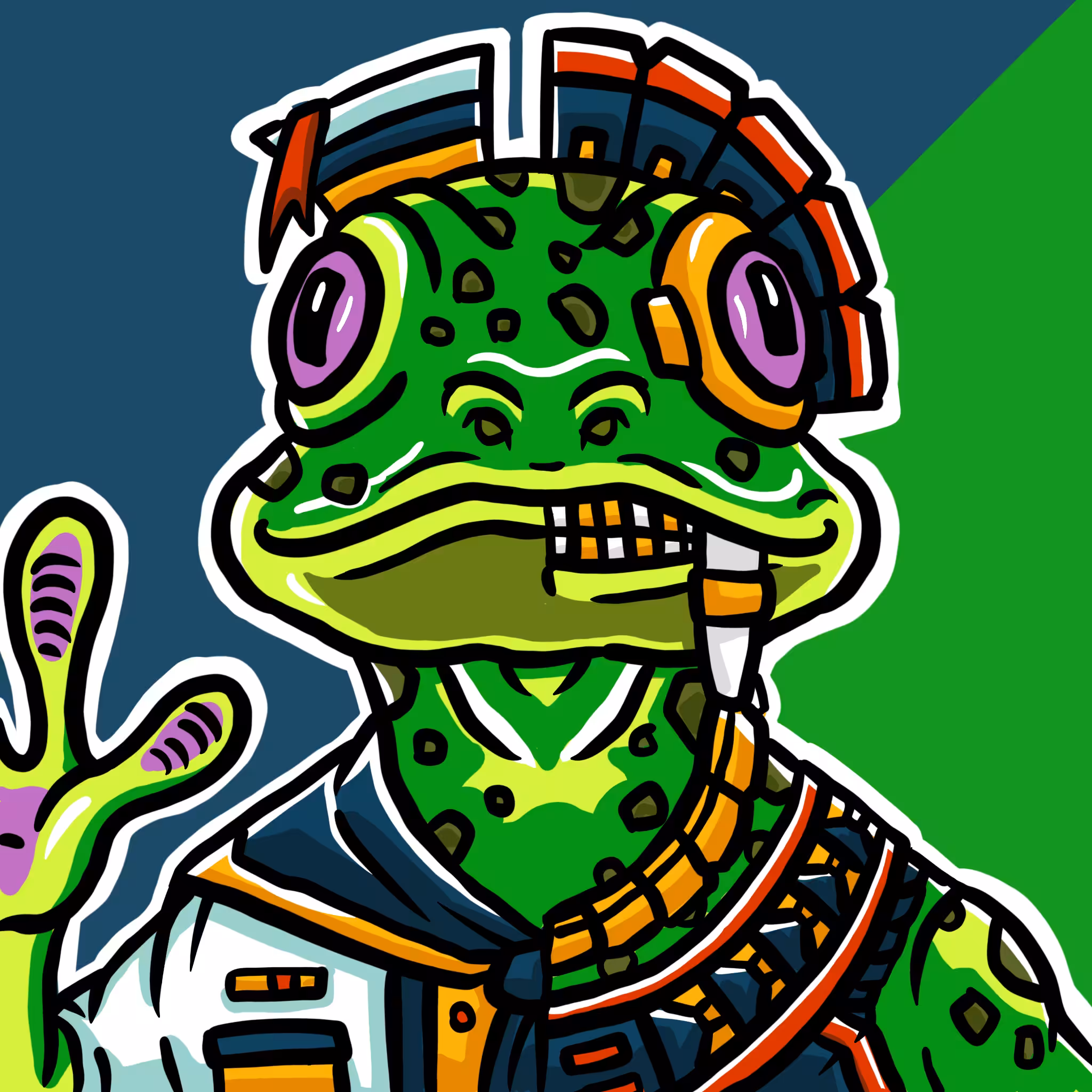 Mirror Zoo: Gecko / Mayan (common)