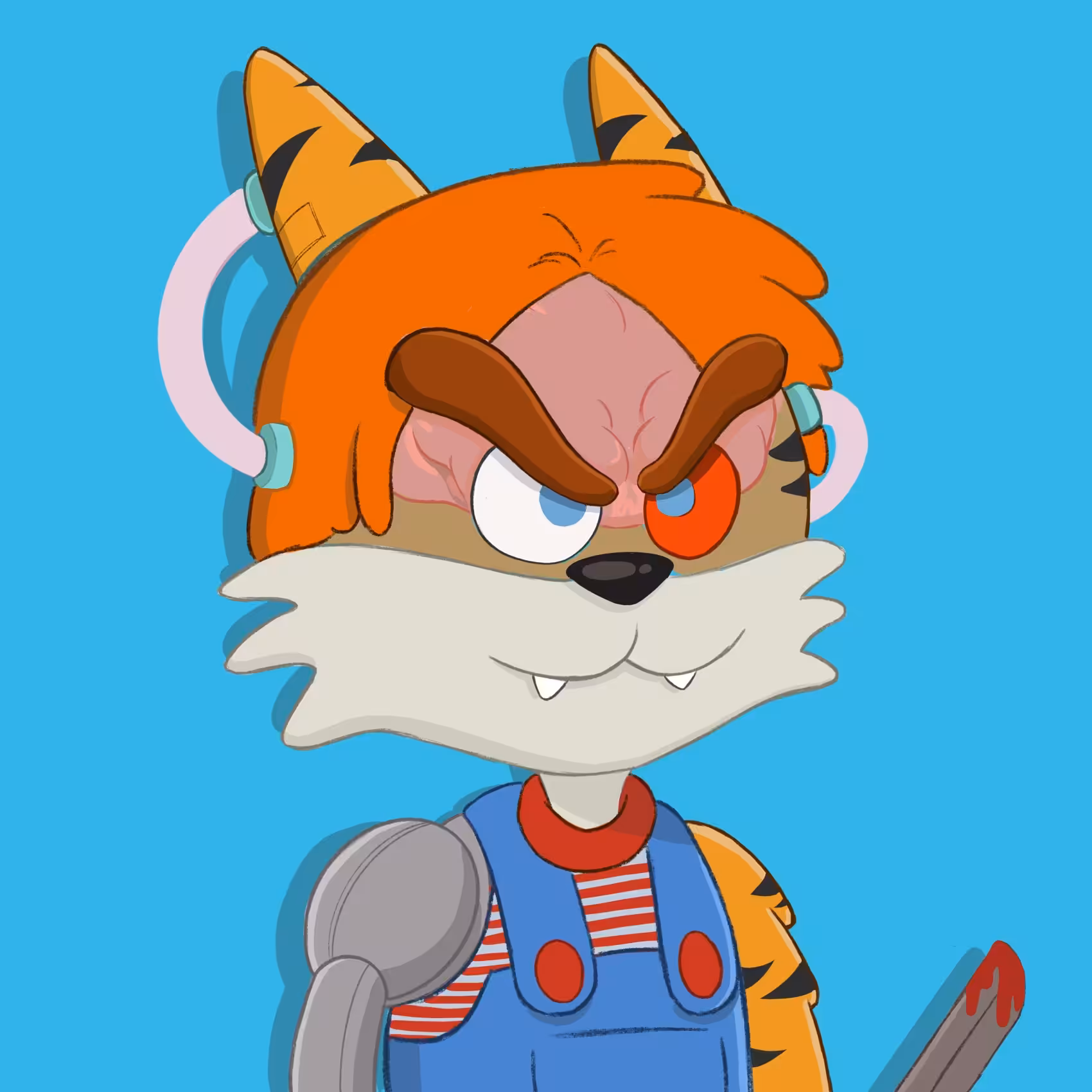 Cloned Cranium Cat Club Good Cat
