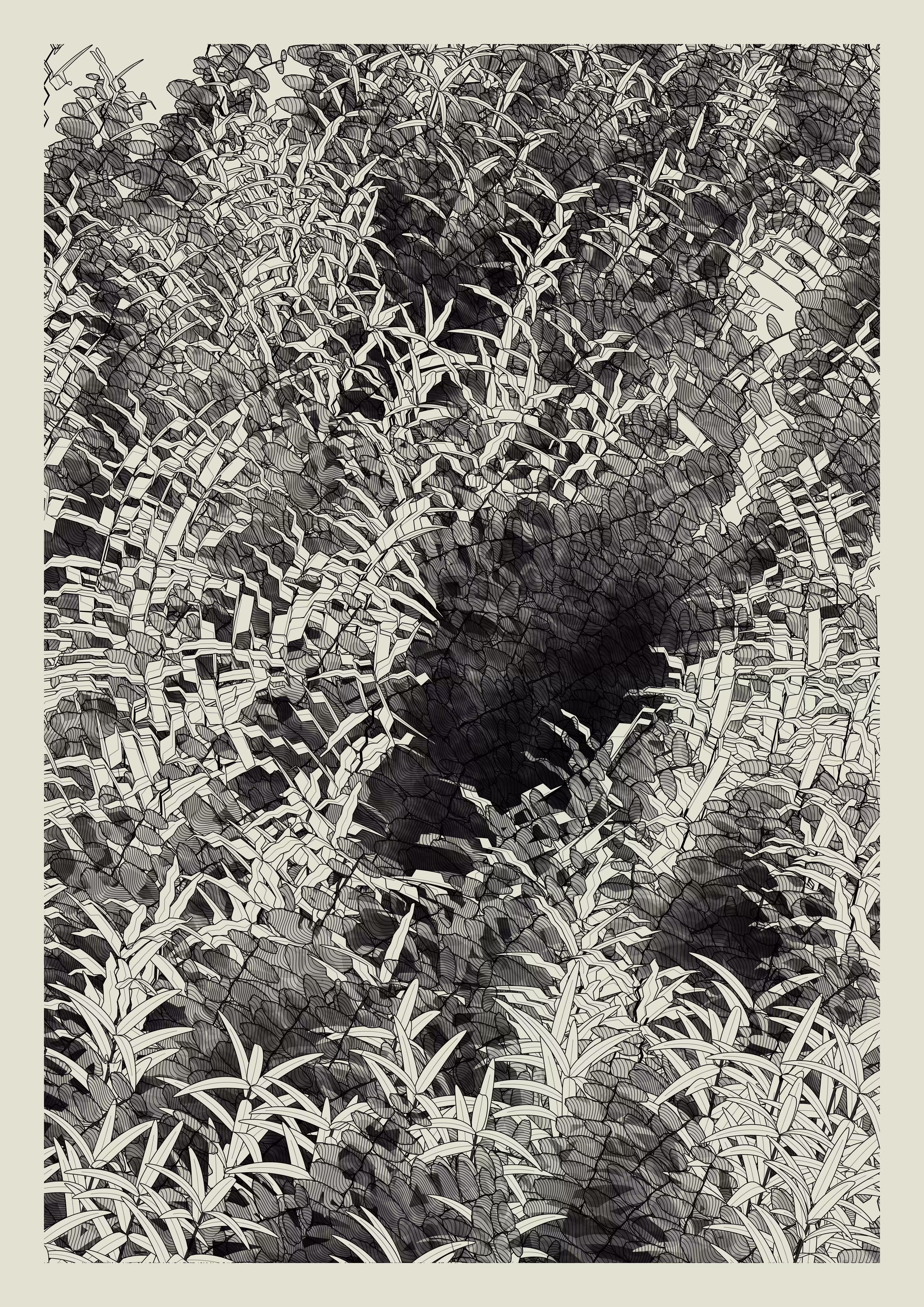 Lushtemples — landscape in dark tones — swirl