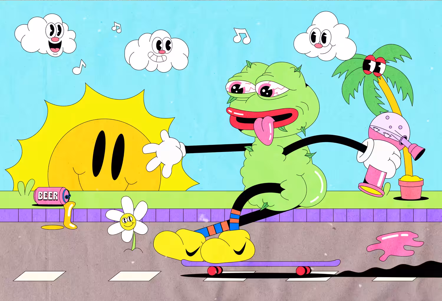 Pepe in The Weed World
