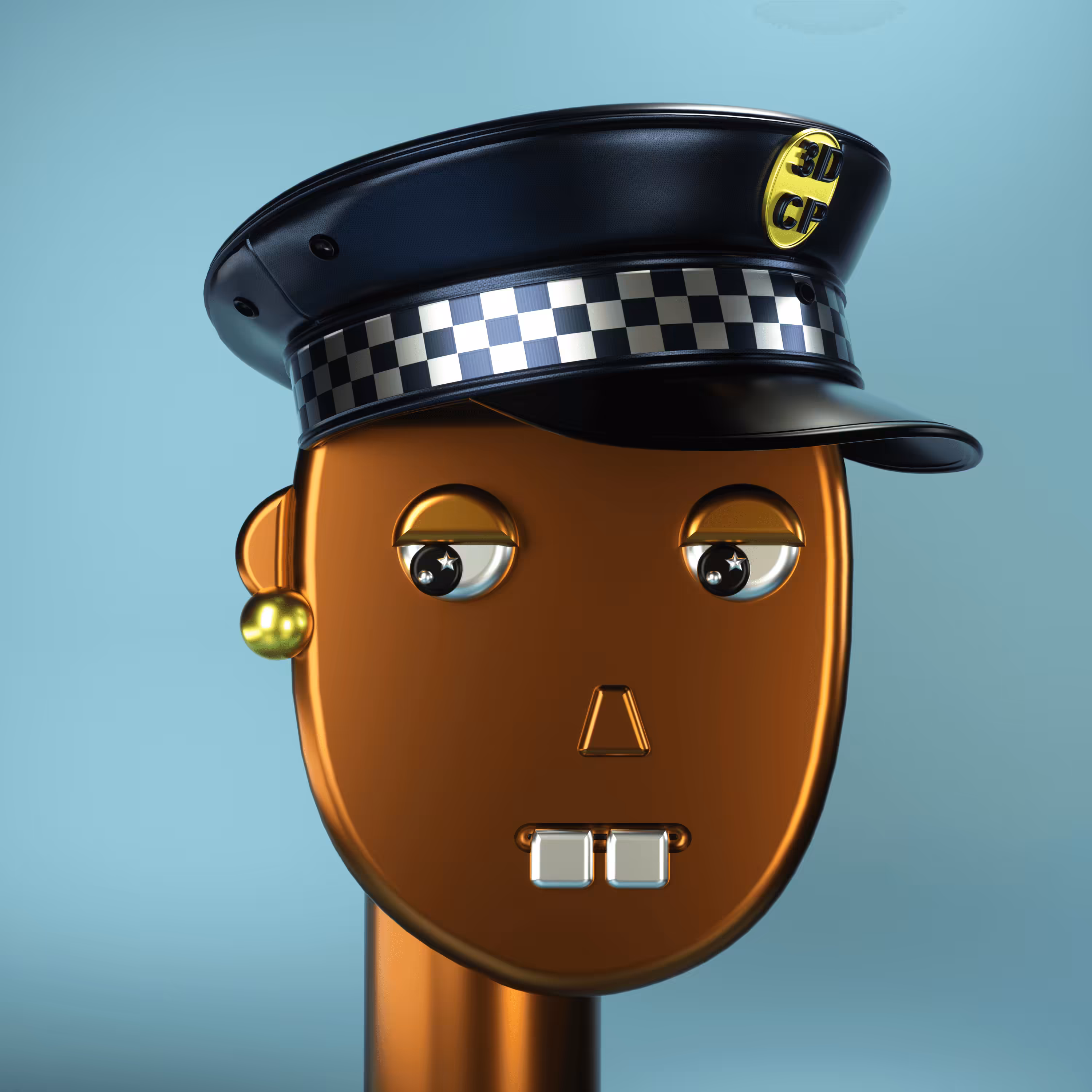 3D Chrome Punk #0709