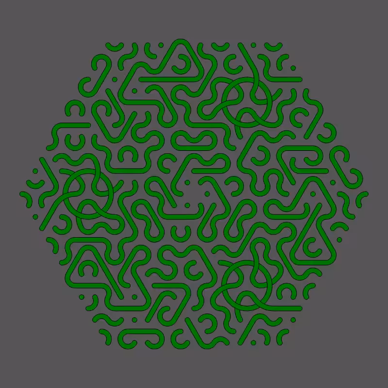 Threefold Symmetry - Dark Variations #434