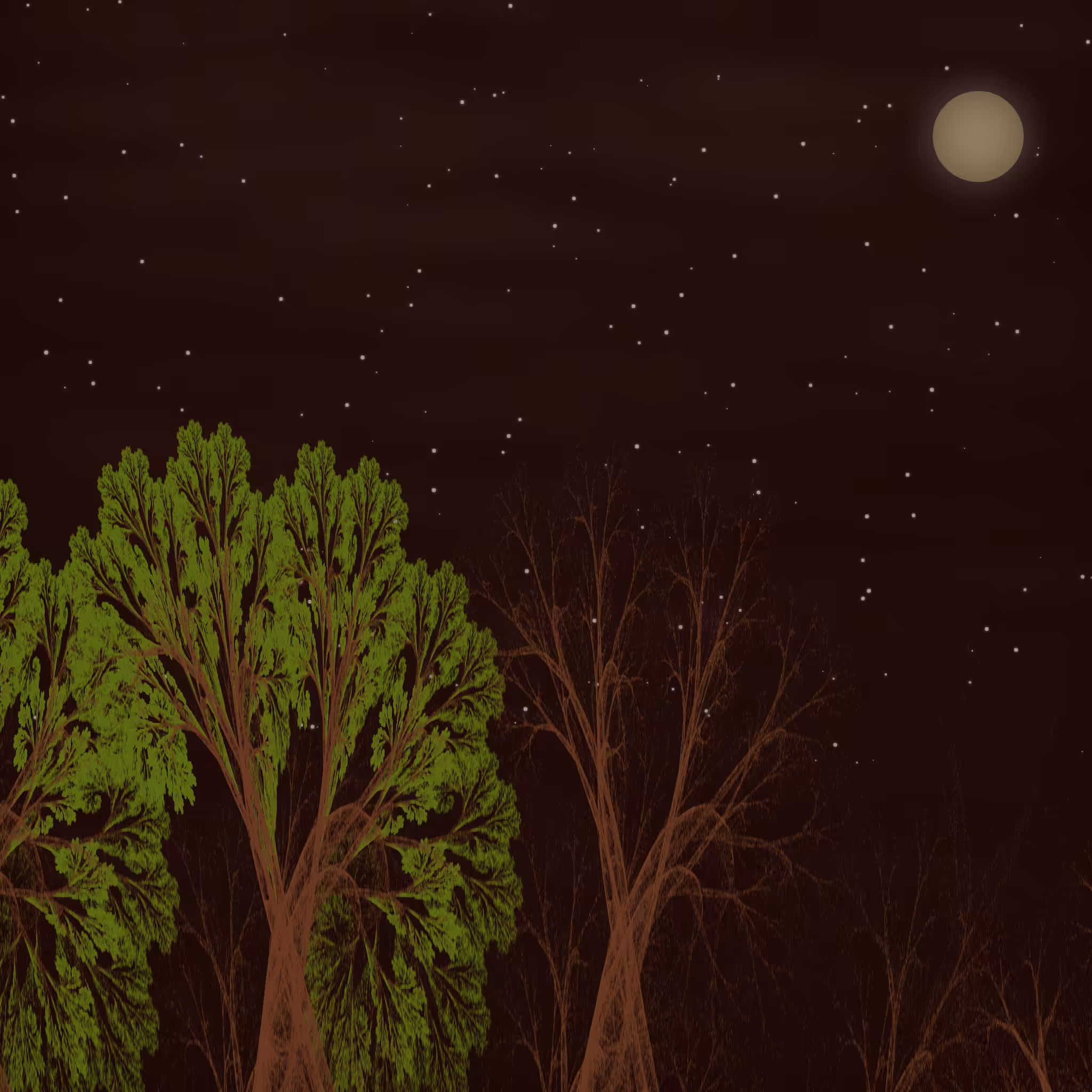 Chaotic Treescape #1
