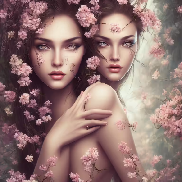 Beautiful twins