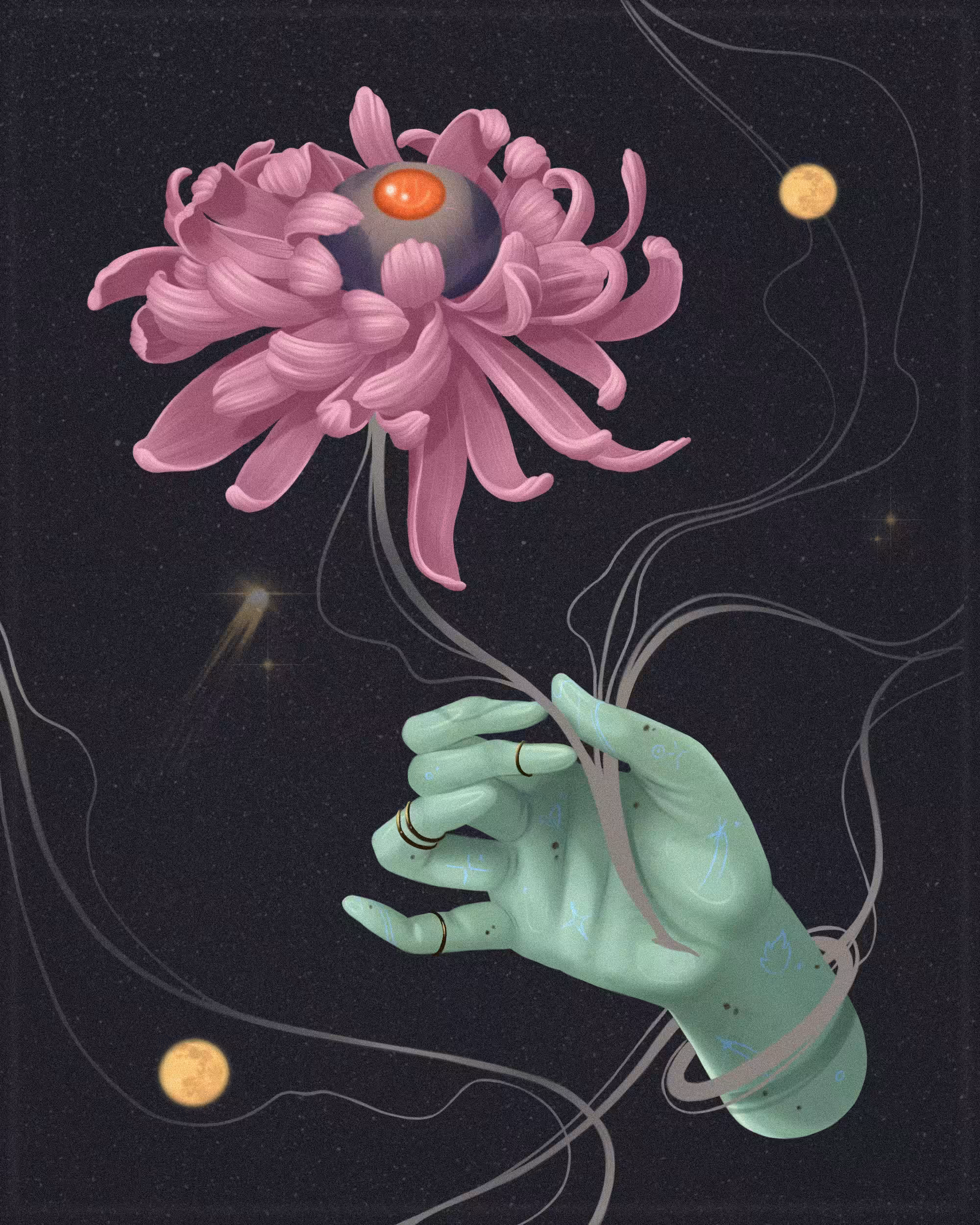 3/5 FLOWER / TWO MOONS