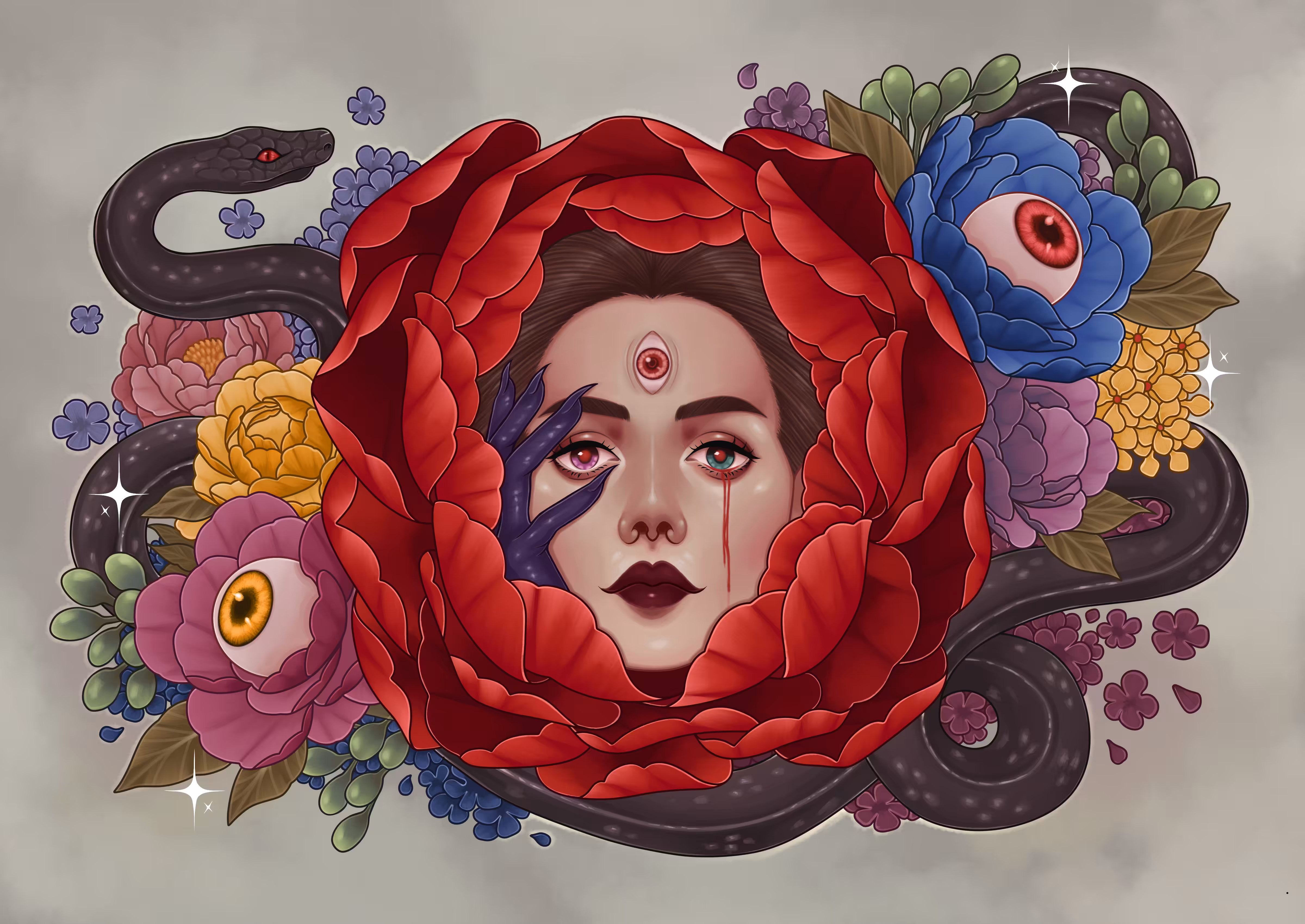 Veil of the All-Seeing Bloom