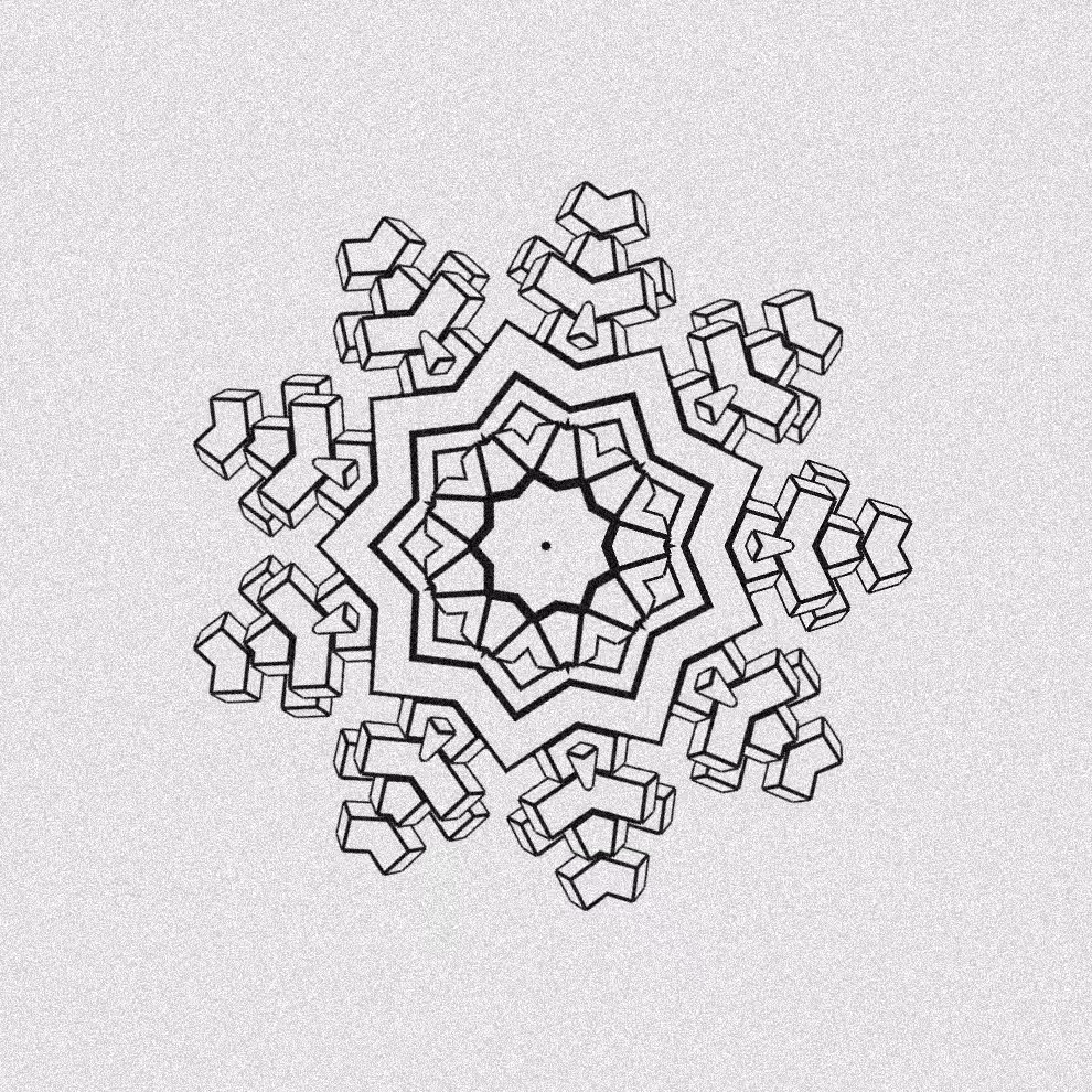 Monochrome Kaleido #341