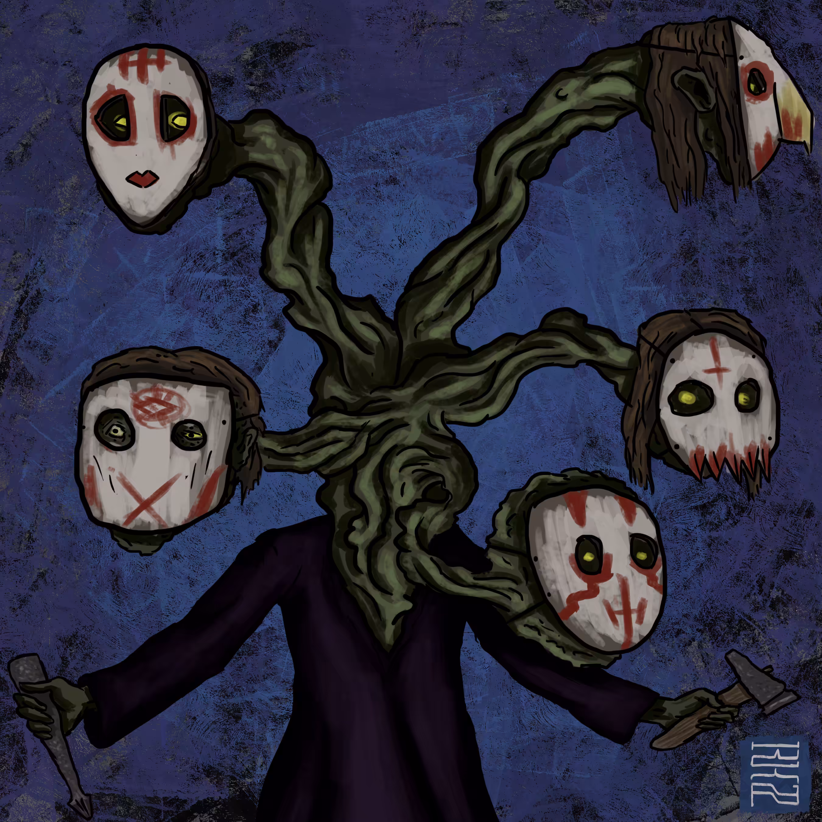 MANY MASK FACE
