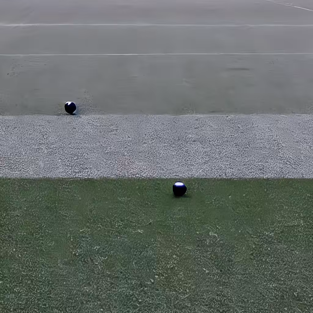 "three balls thrown in the air to get a straight line" attempt #4