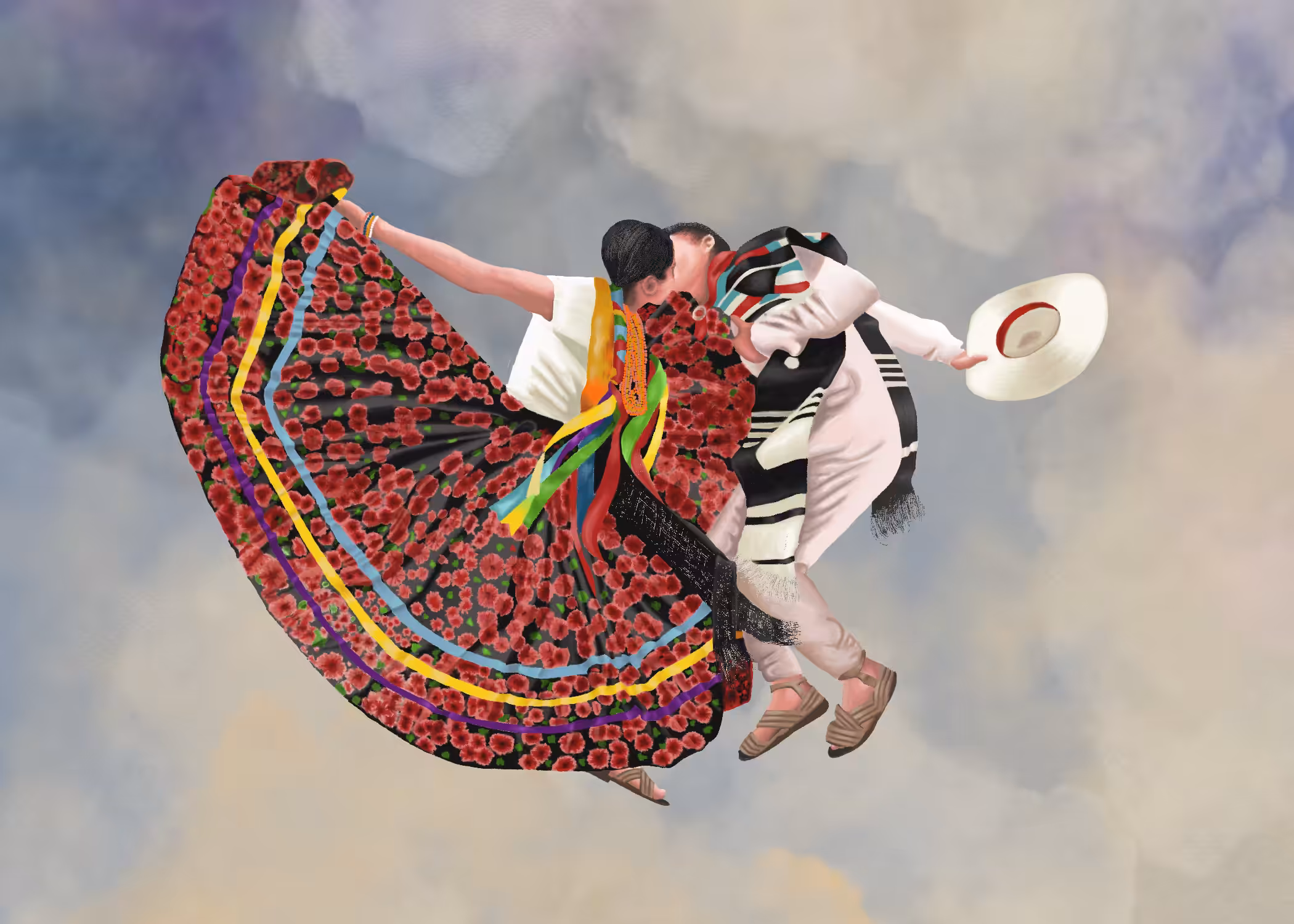 Latin american kiss