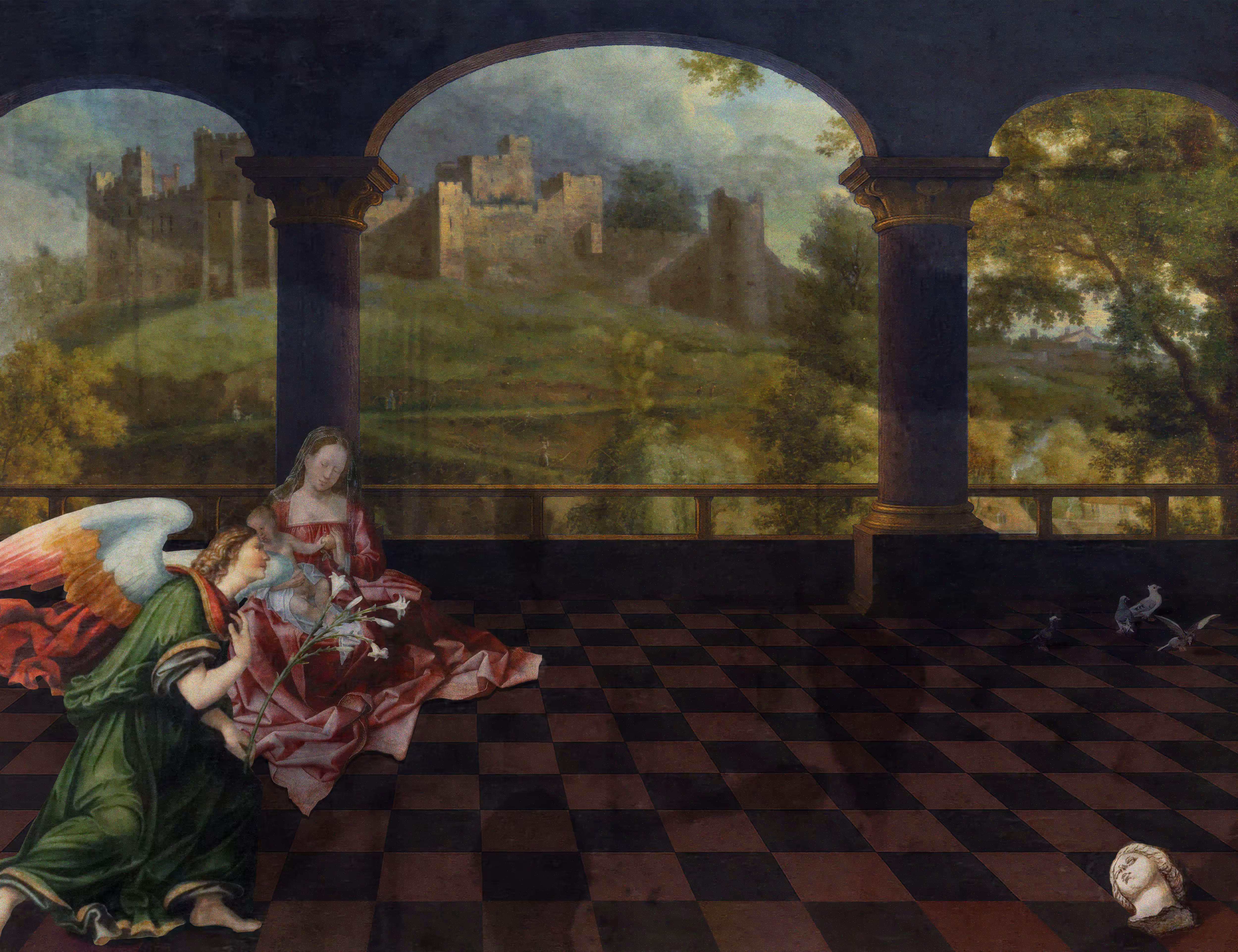 The Pilgrim’s Living Room Crucifixion; Mona Lisa Hyper-Gamble #199