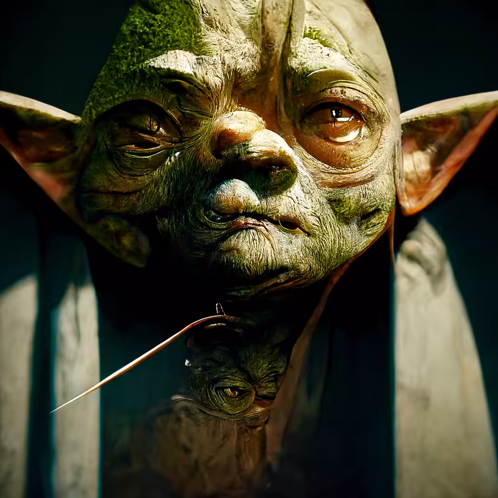 Midjourney AI - Yoda 001
