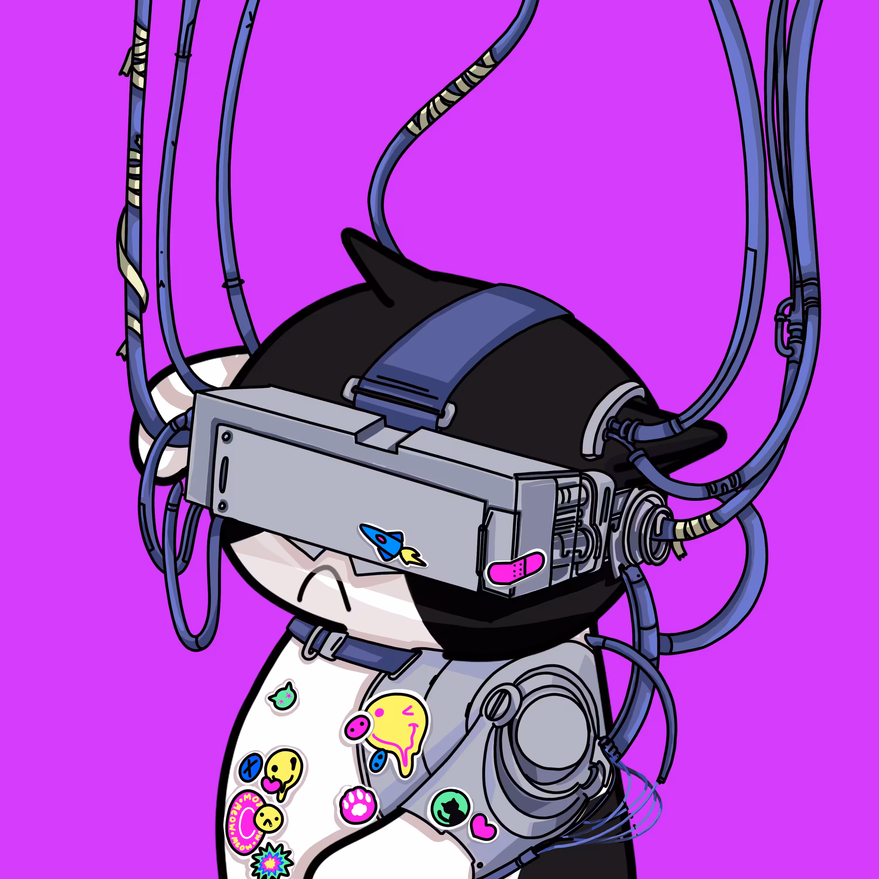 CYBERPUNK CAT NO.1 #23