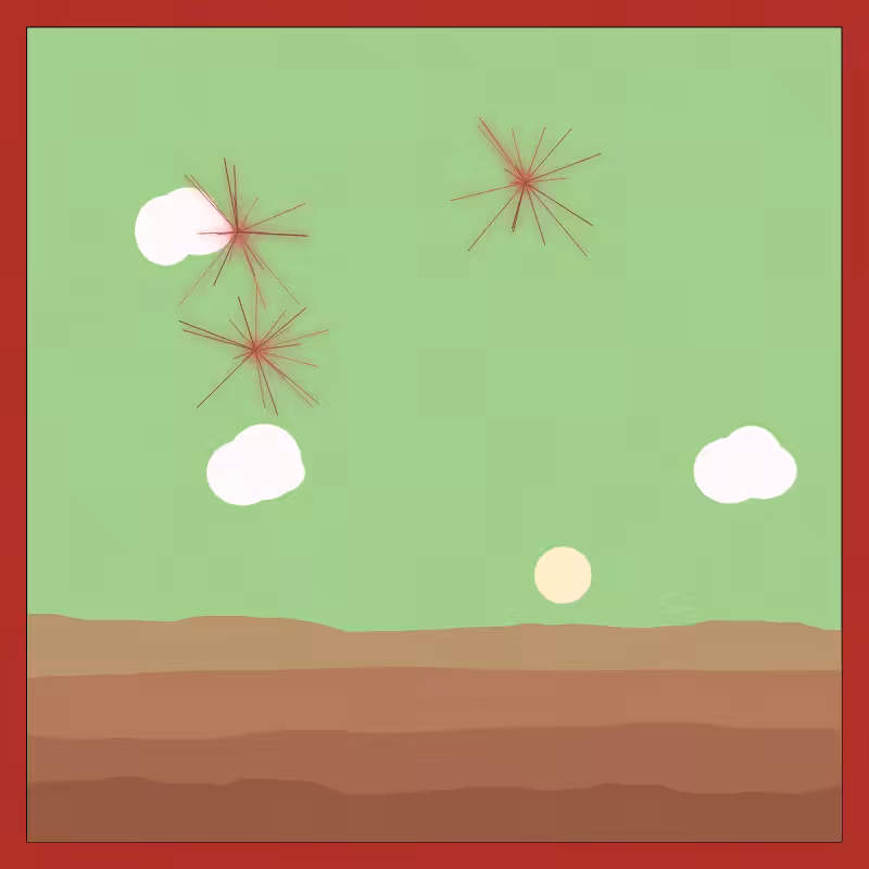 Seas of hills #23