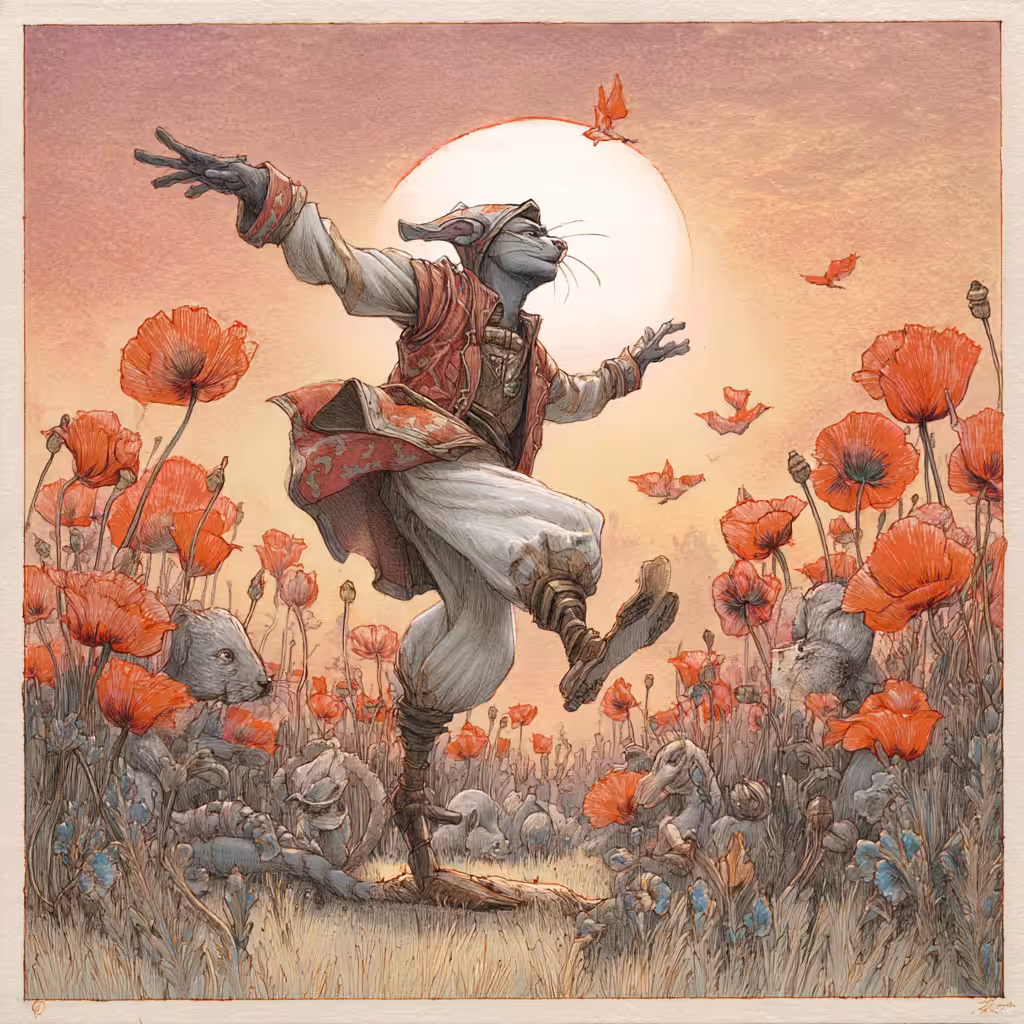 The Traveler and the Poppies
