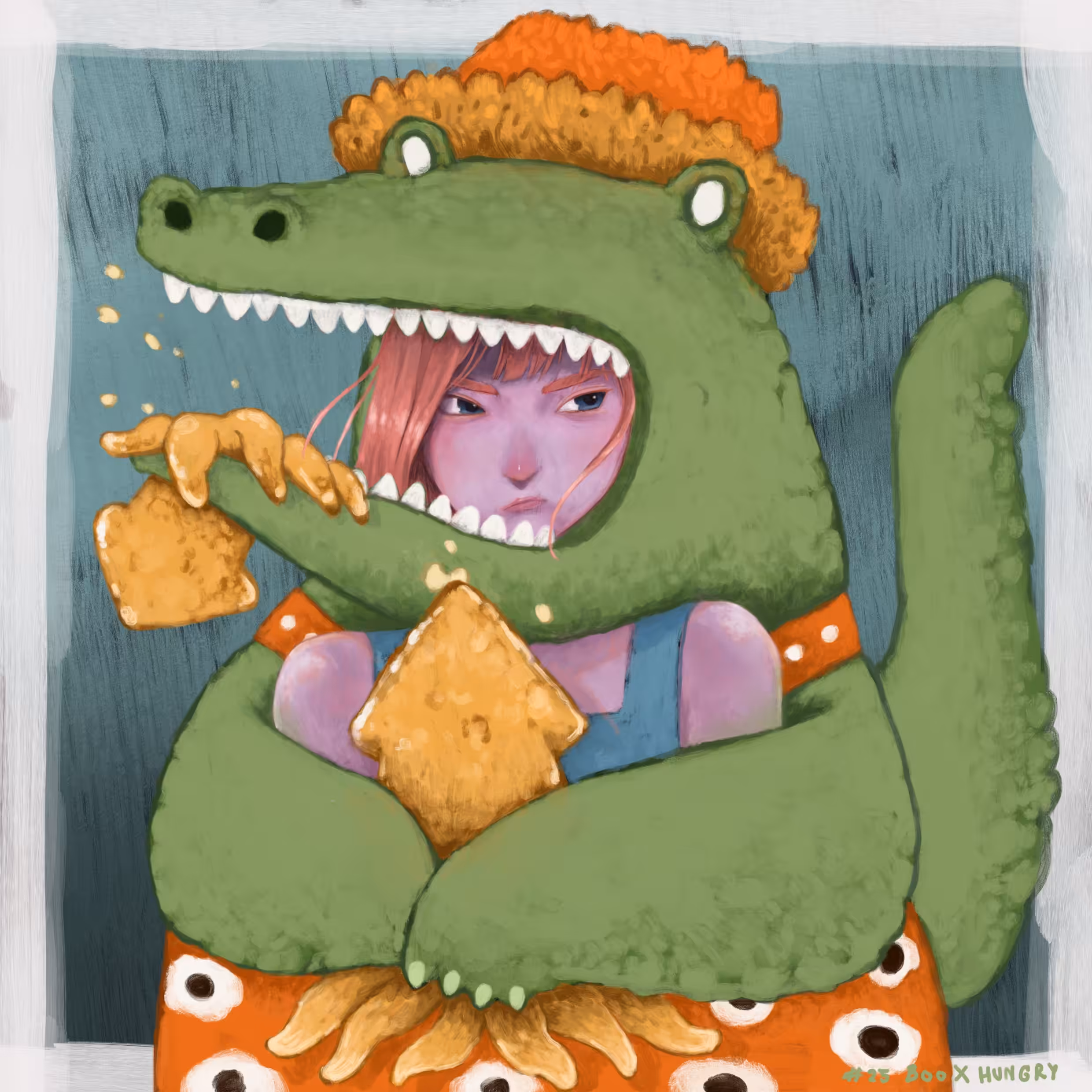#0025 boo X Hungry croco