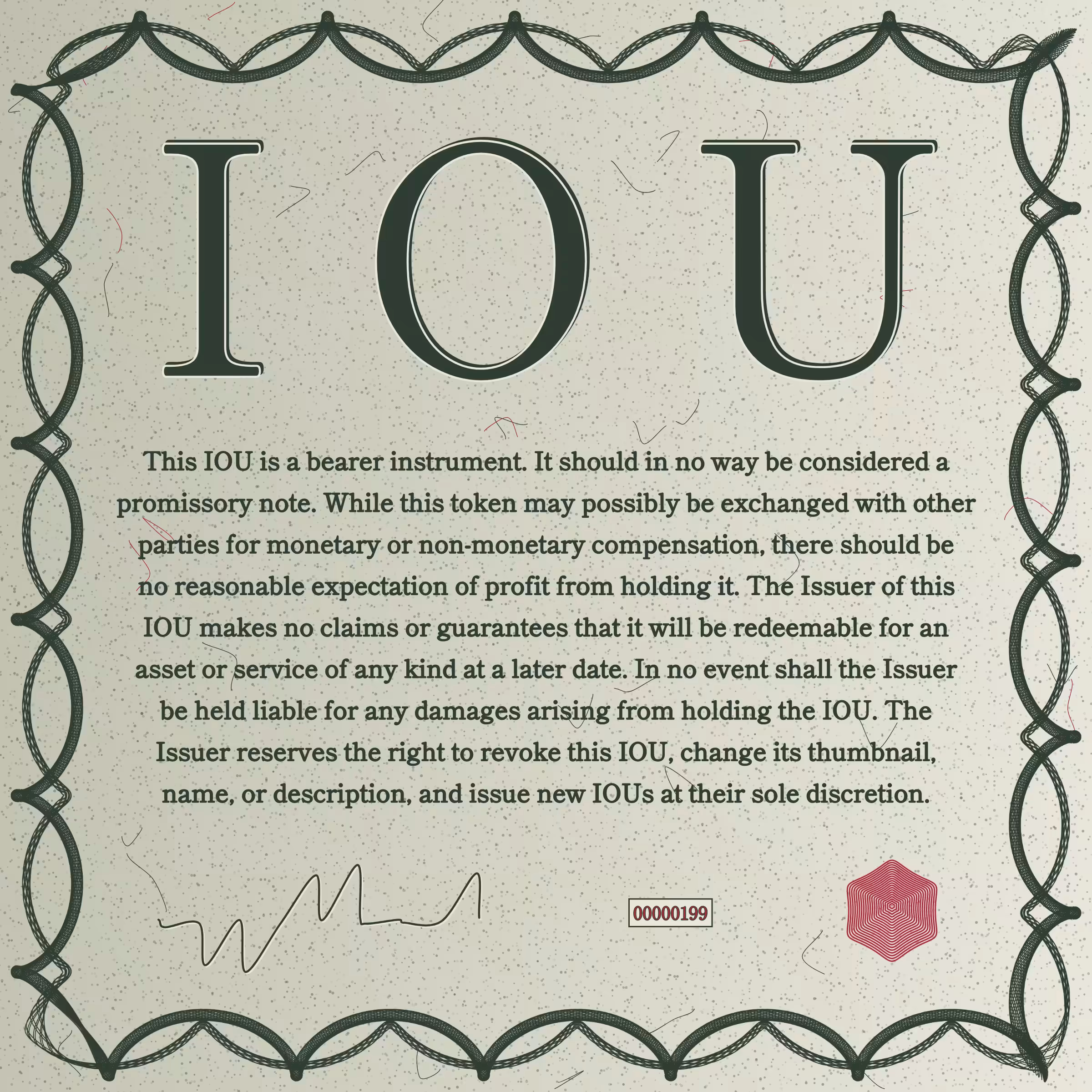 IOU #199