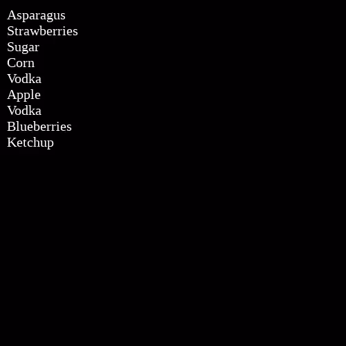 Grocery List #127