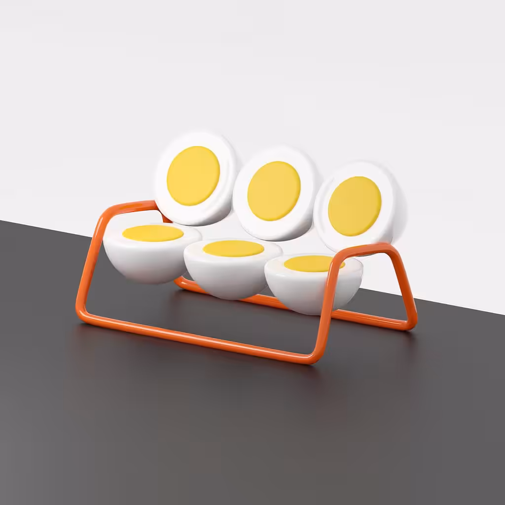 Possible objects — #012 Boiled eggs bench