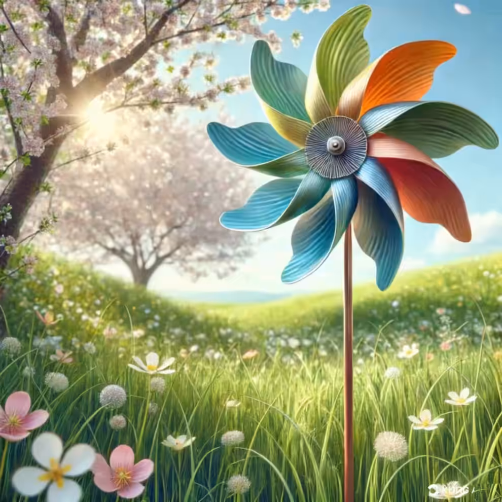 Pinwheel #117  Spring Blossom
