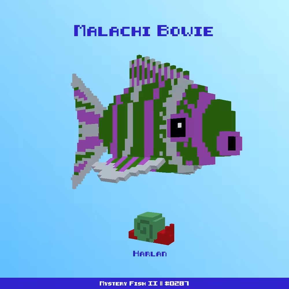 Malachi Bowie :: Mystery Fish 0287/1000