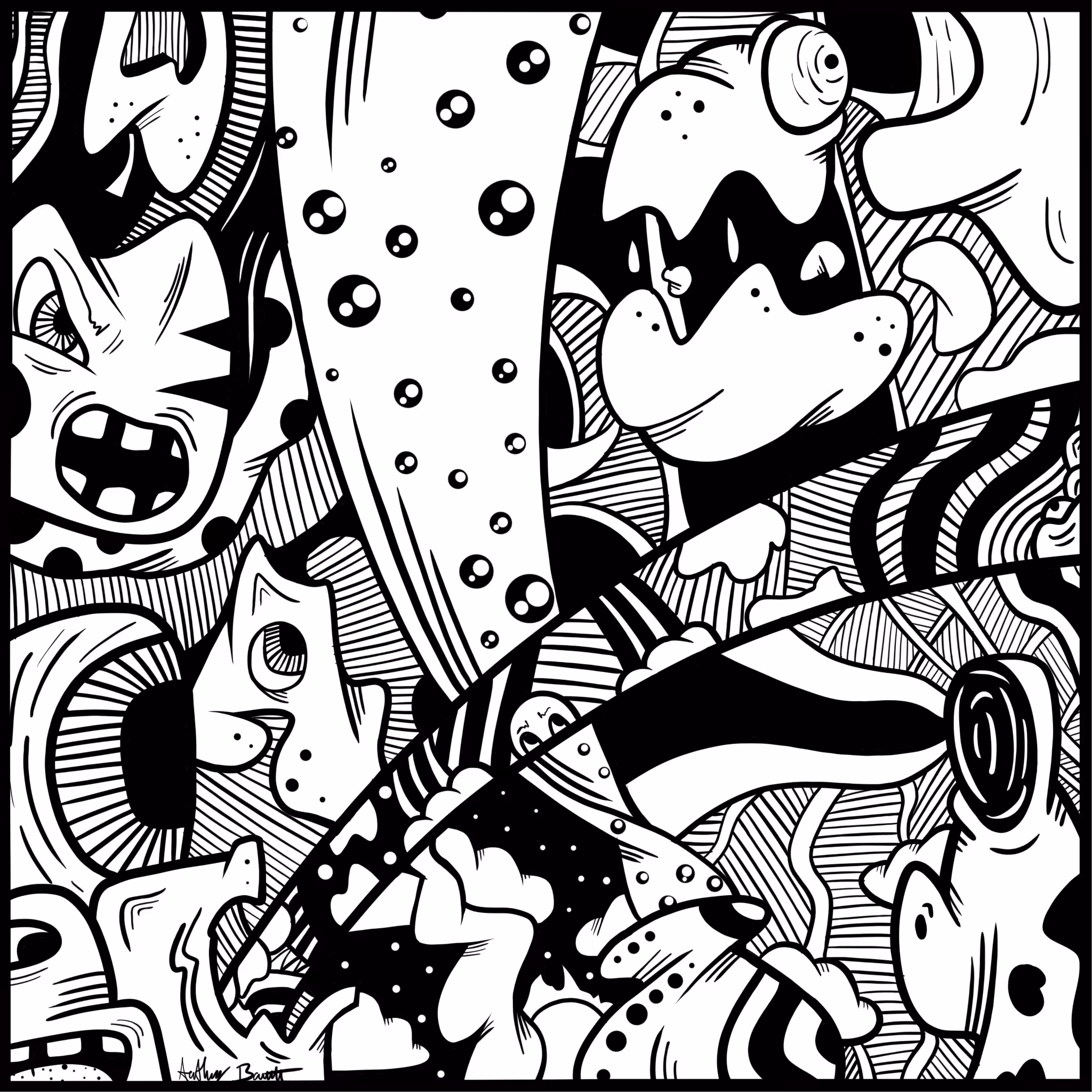 doodle abstract
