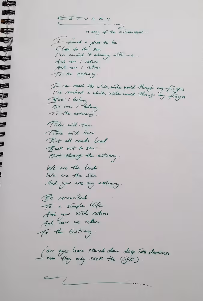 Lyrics to 'Estuary'
