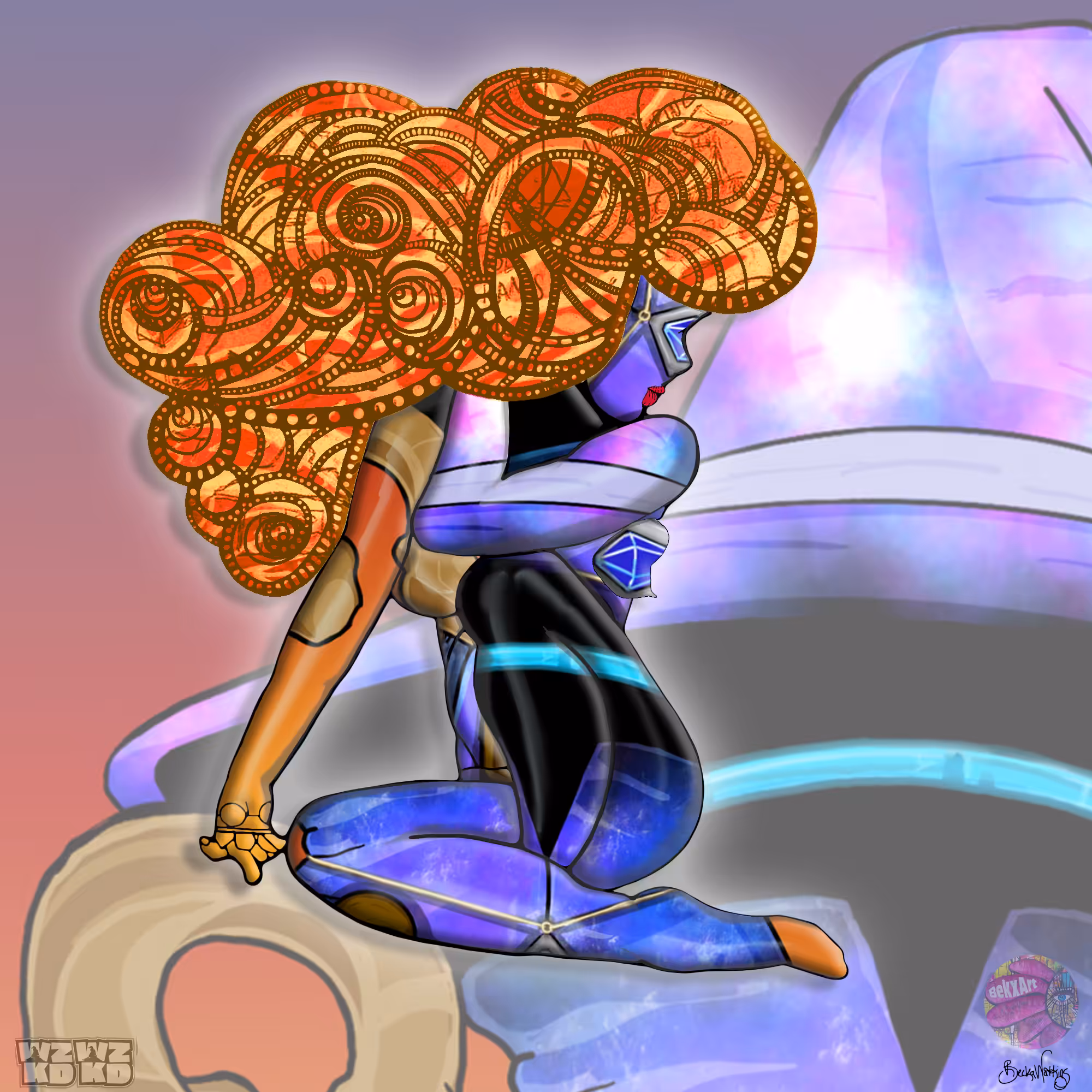 BekxArt / WZKD colab: Diamond Woman