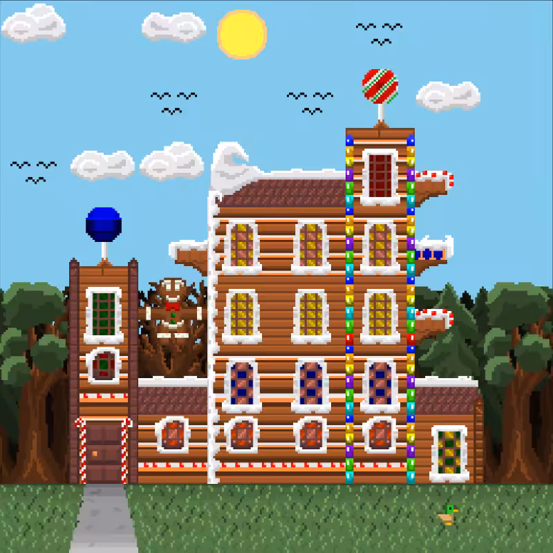 2D Mansion Candy House #112
