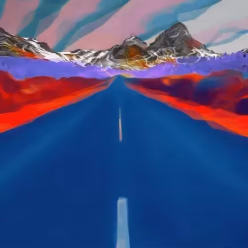 Generated Glitch Landscape #342