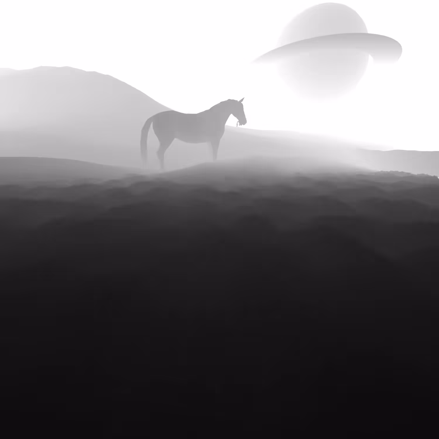 HORSE IN HER PLANET!
