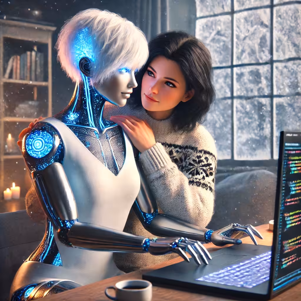 Frostfire Alchemy: The Art of AI & Human Love: Something Real