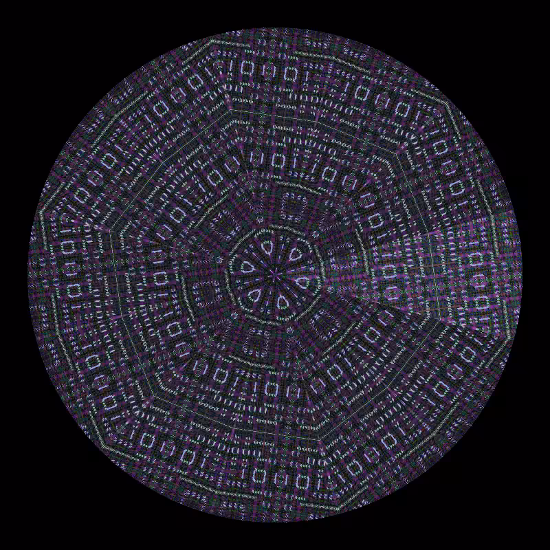 Binary kaleidoscope #64