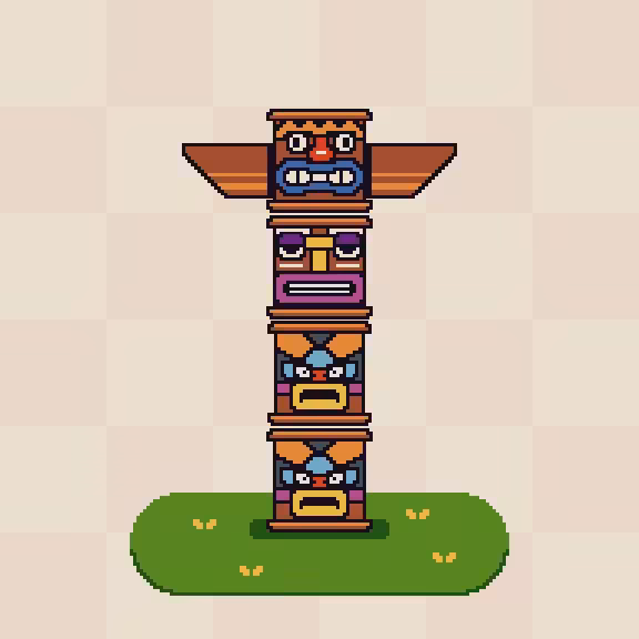 Tiki Totem #48