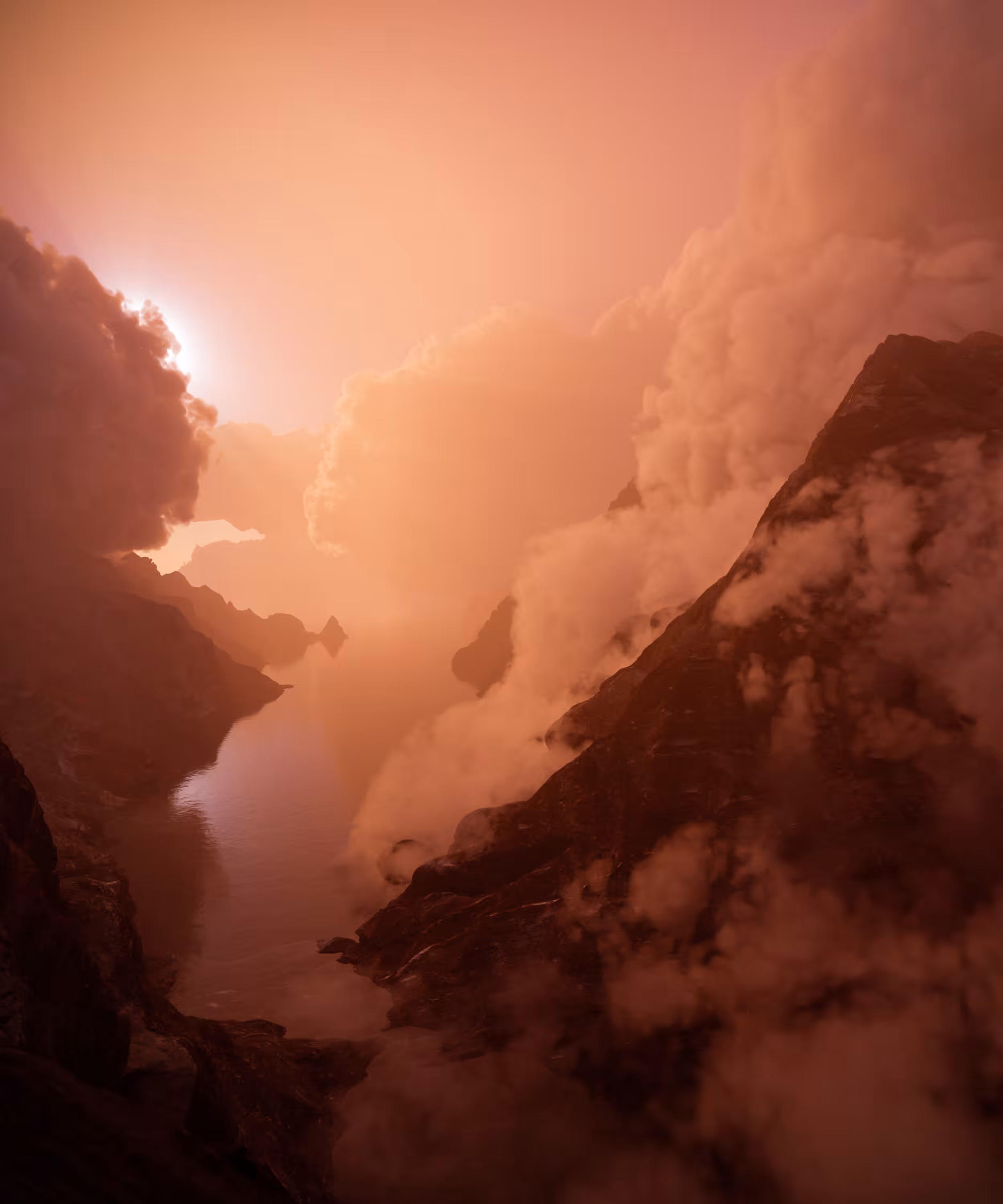 Above the clouds