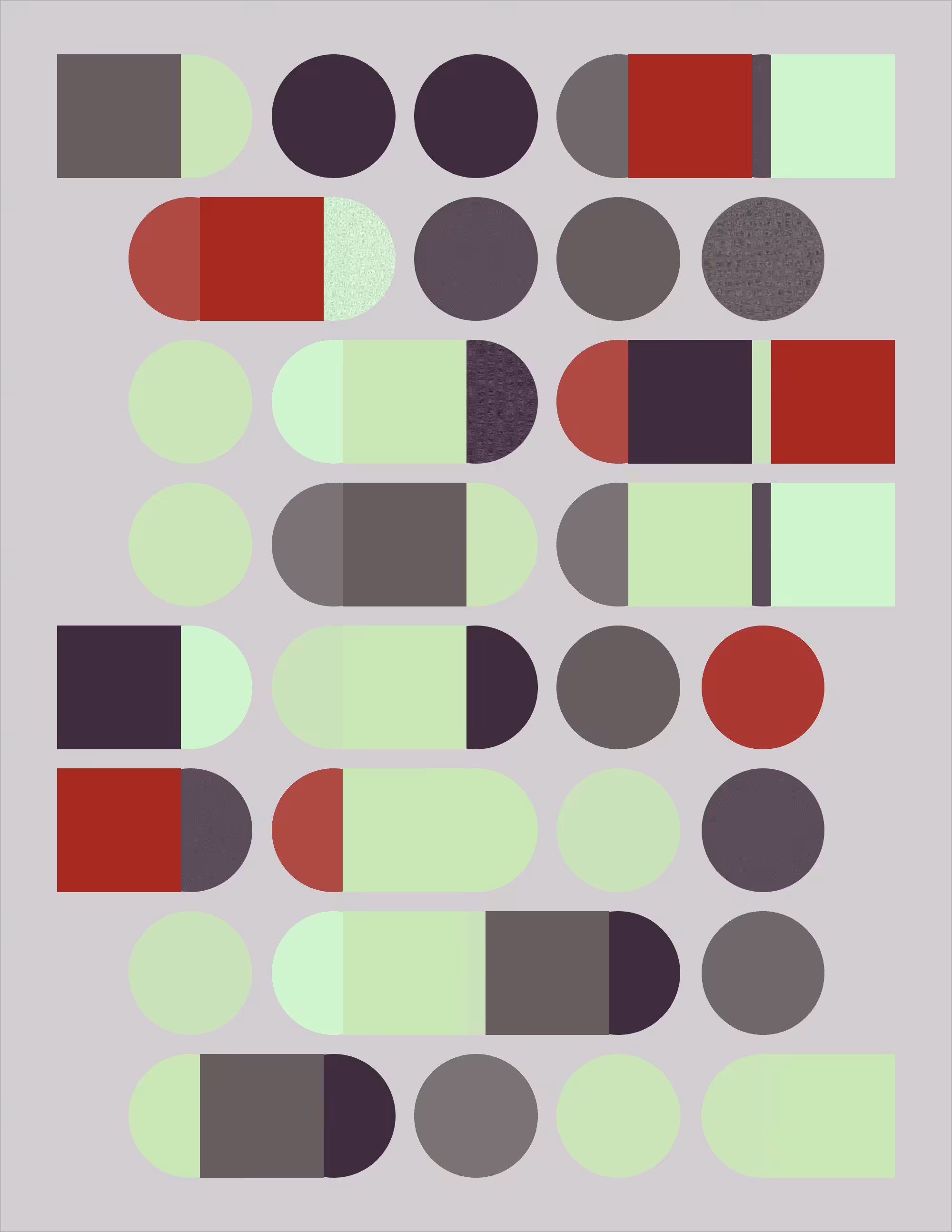 Modernist Prill: №5 (Large)