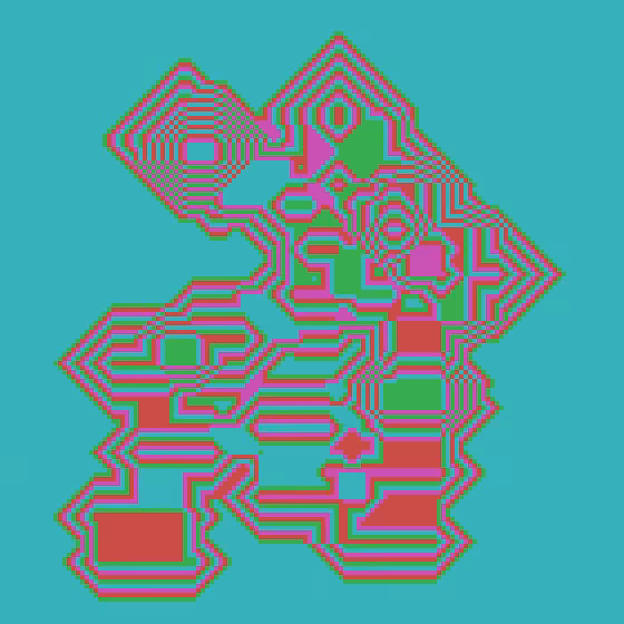 Superimposed Octagonal Pyramids #46