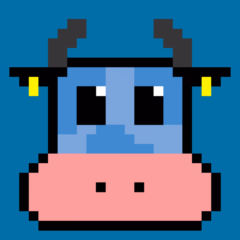 pixel cow #25