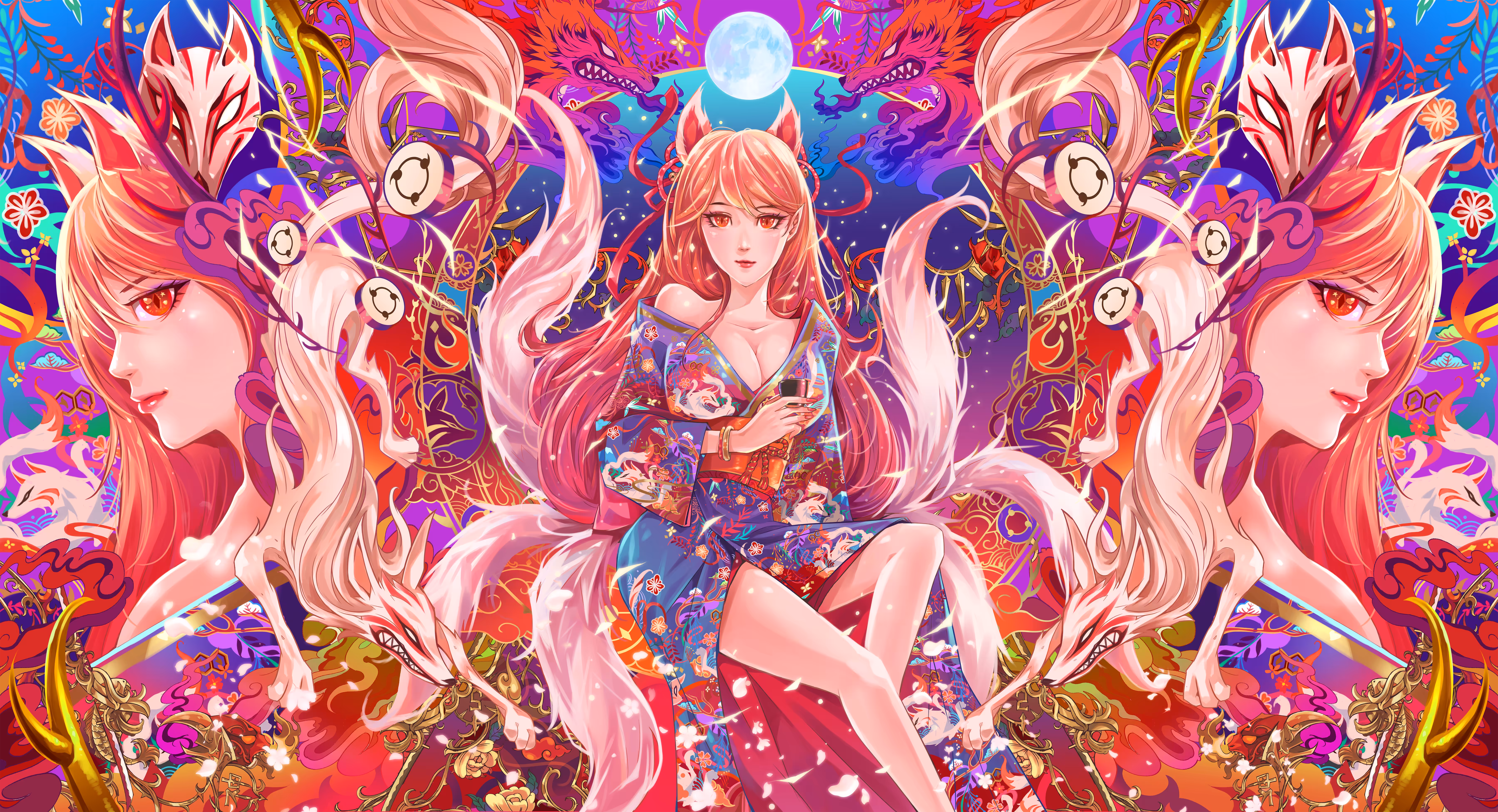 #04KAWAII HATO Mystic Night with Kitsune chan