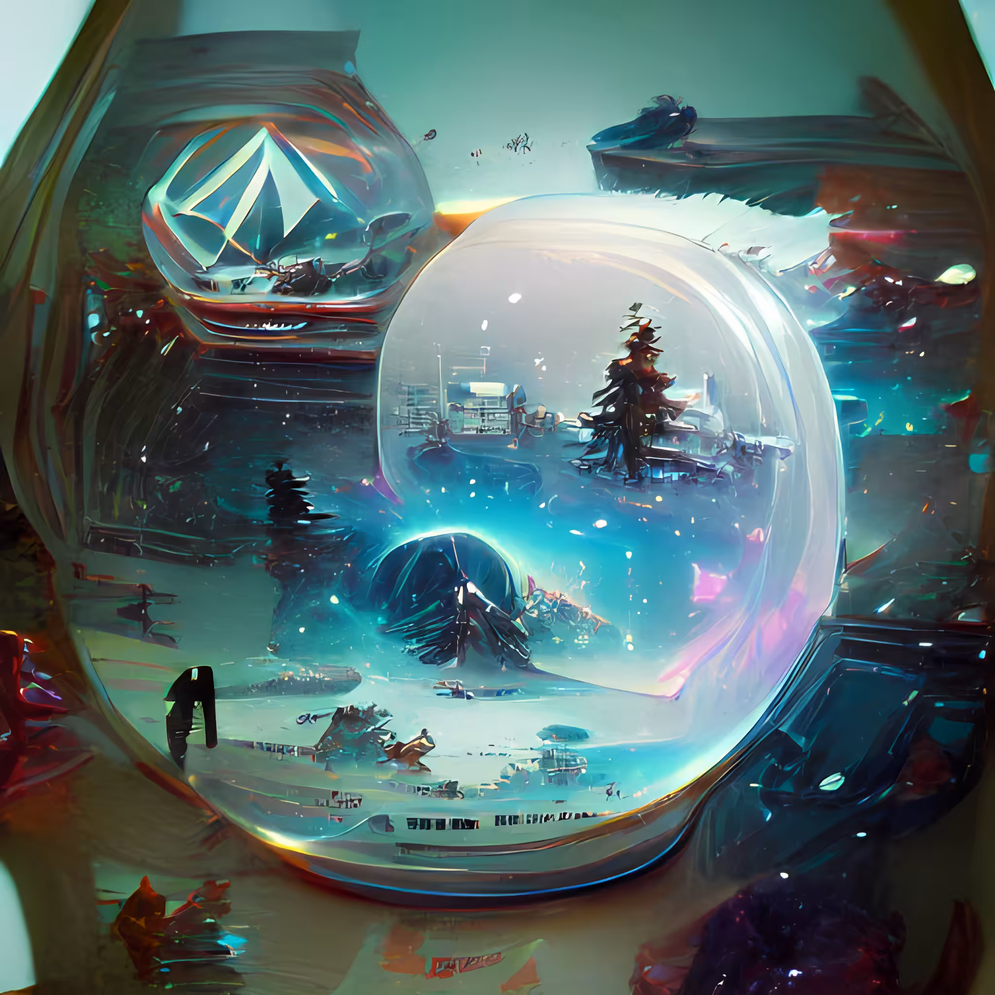 Holiday Snowglobe #01