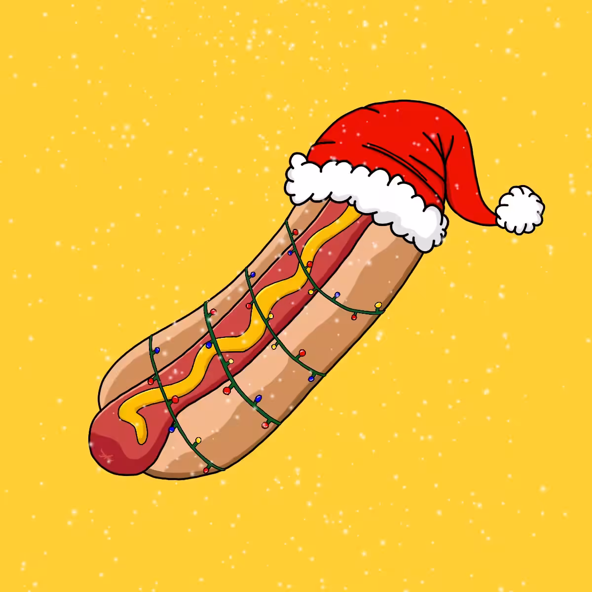 The Christmas Hot Dog