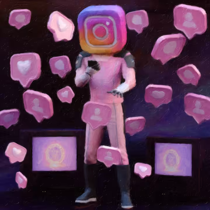 The world of social media #instagram
