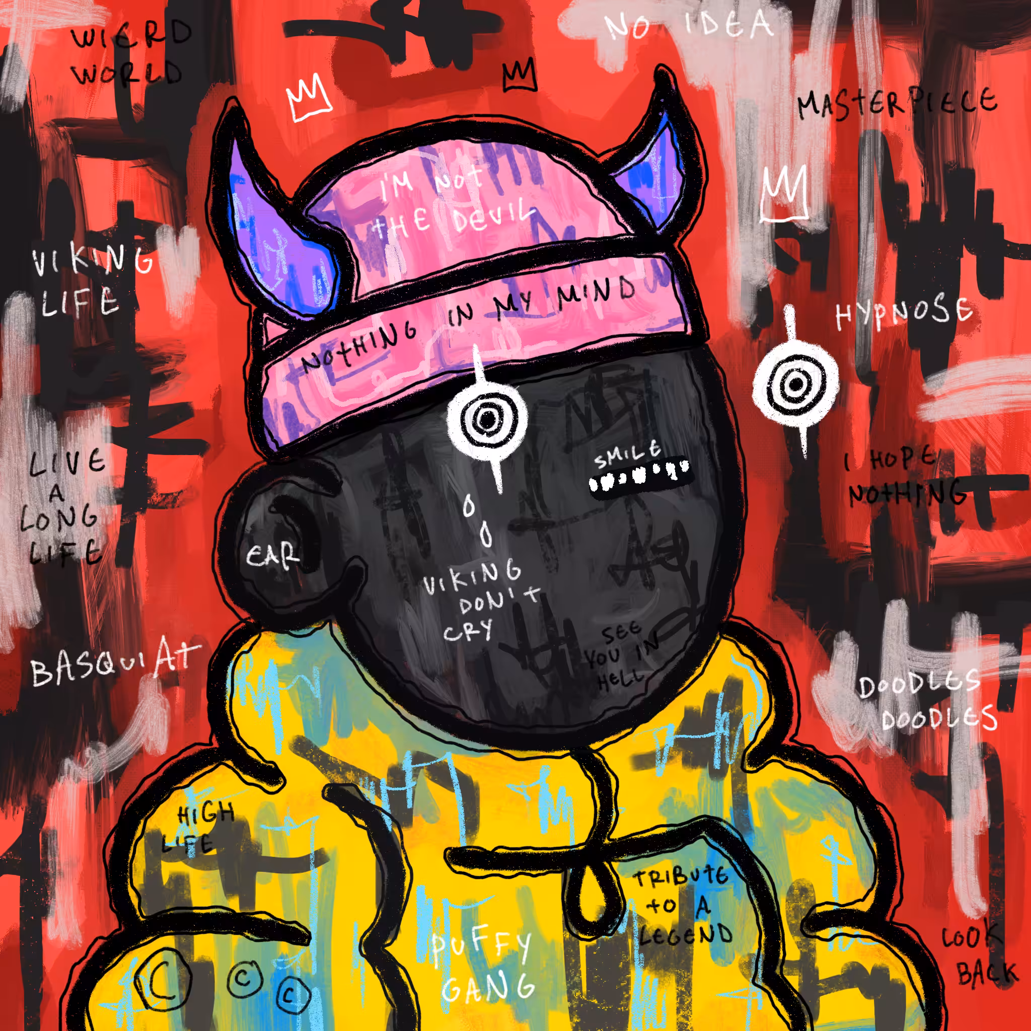 Doodlesquiat #42