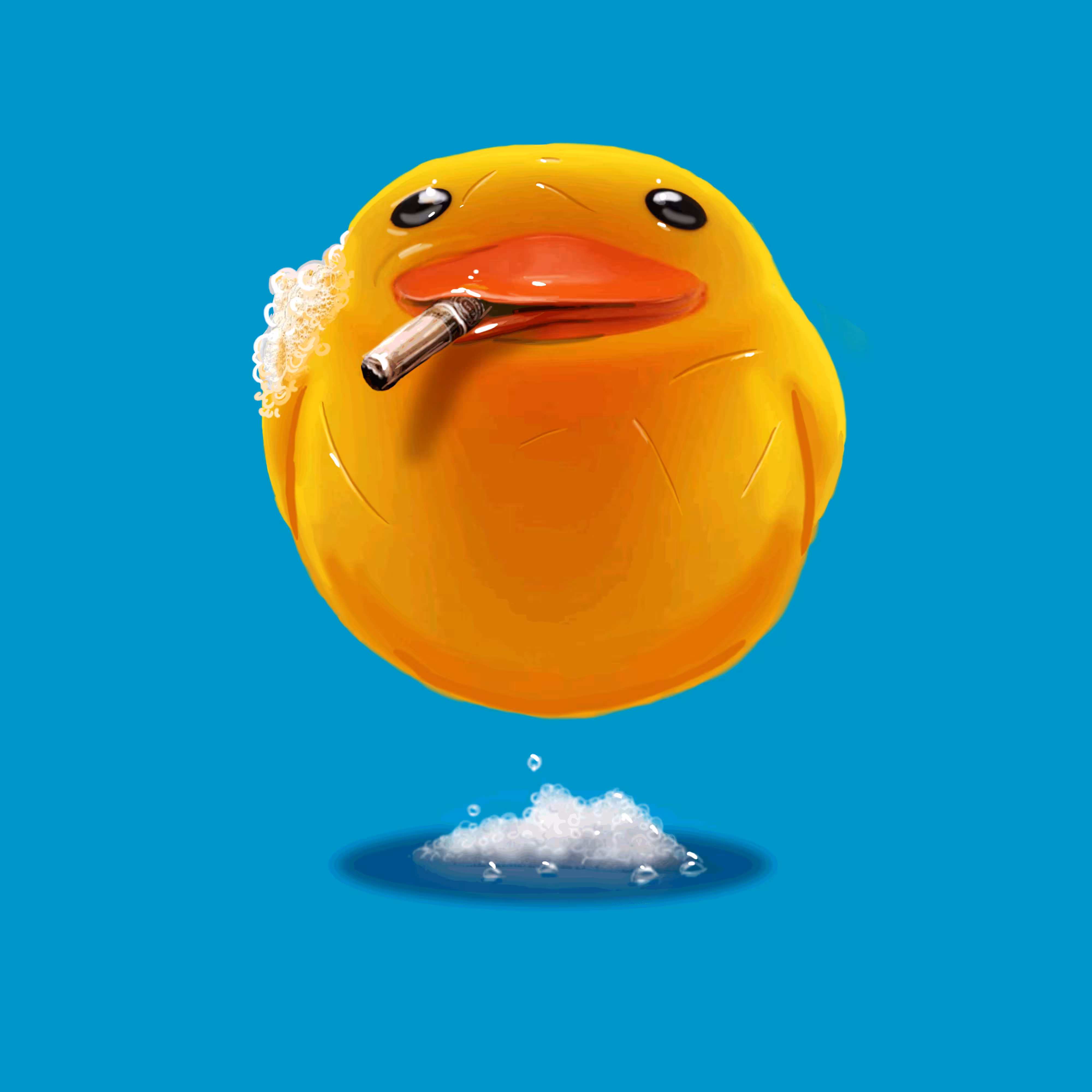 rubber sphere ducky