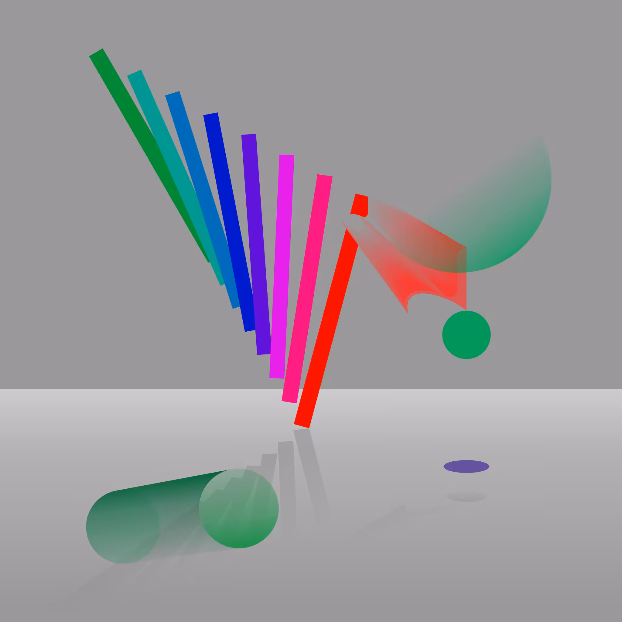 Imaginary Machines Series: Makes a Green Circle