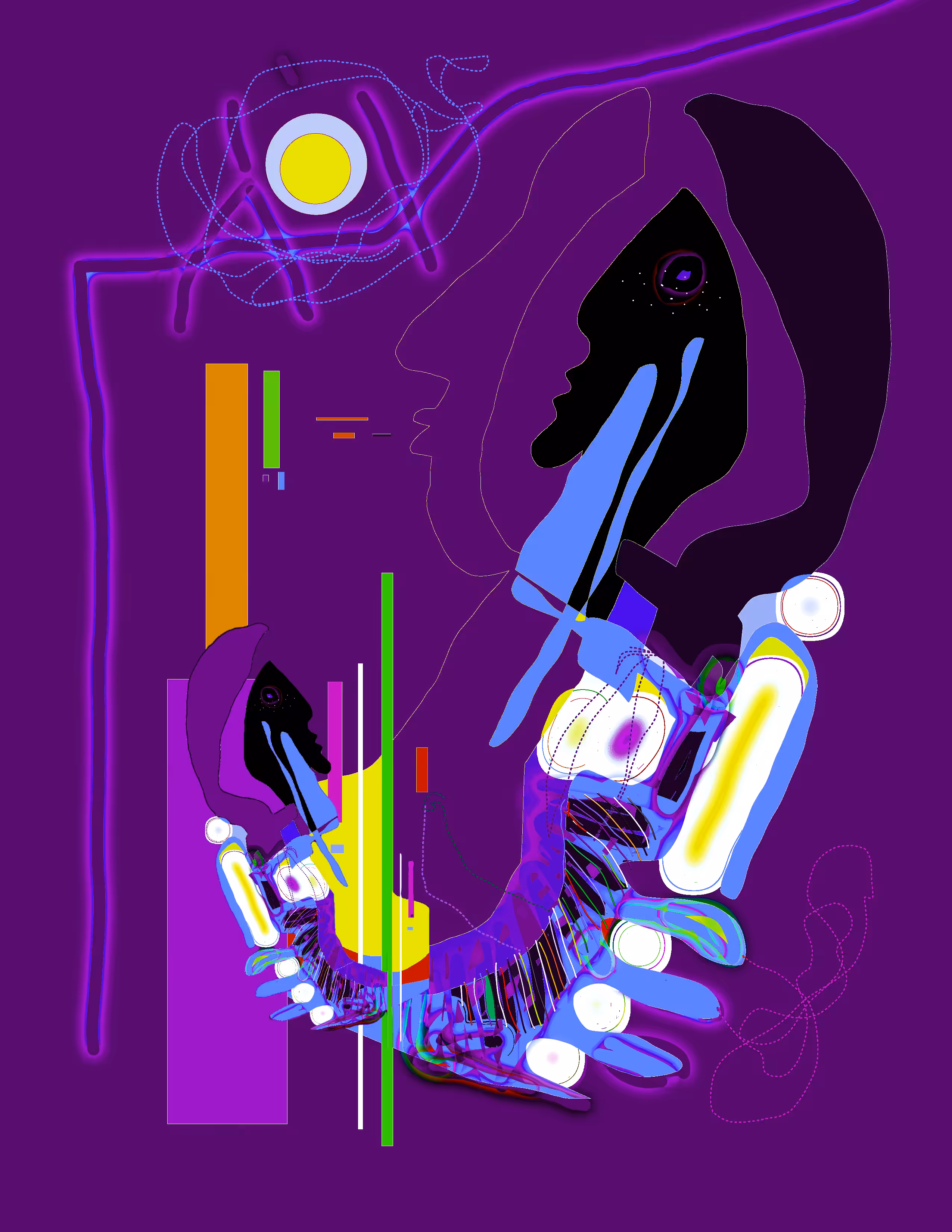 Emotional outburst: Space Traveler (violet)