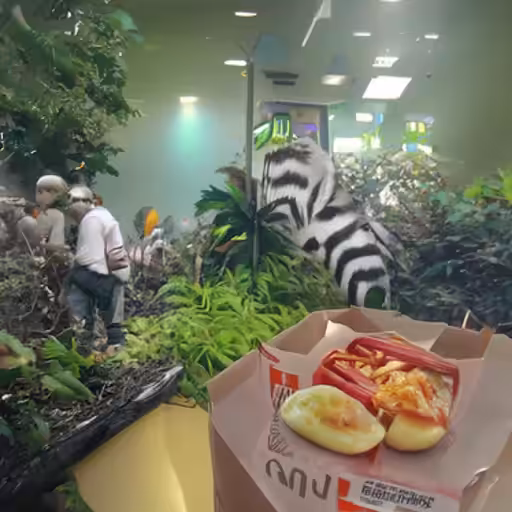 McDonalds in the jungle