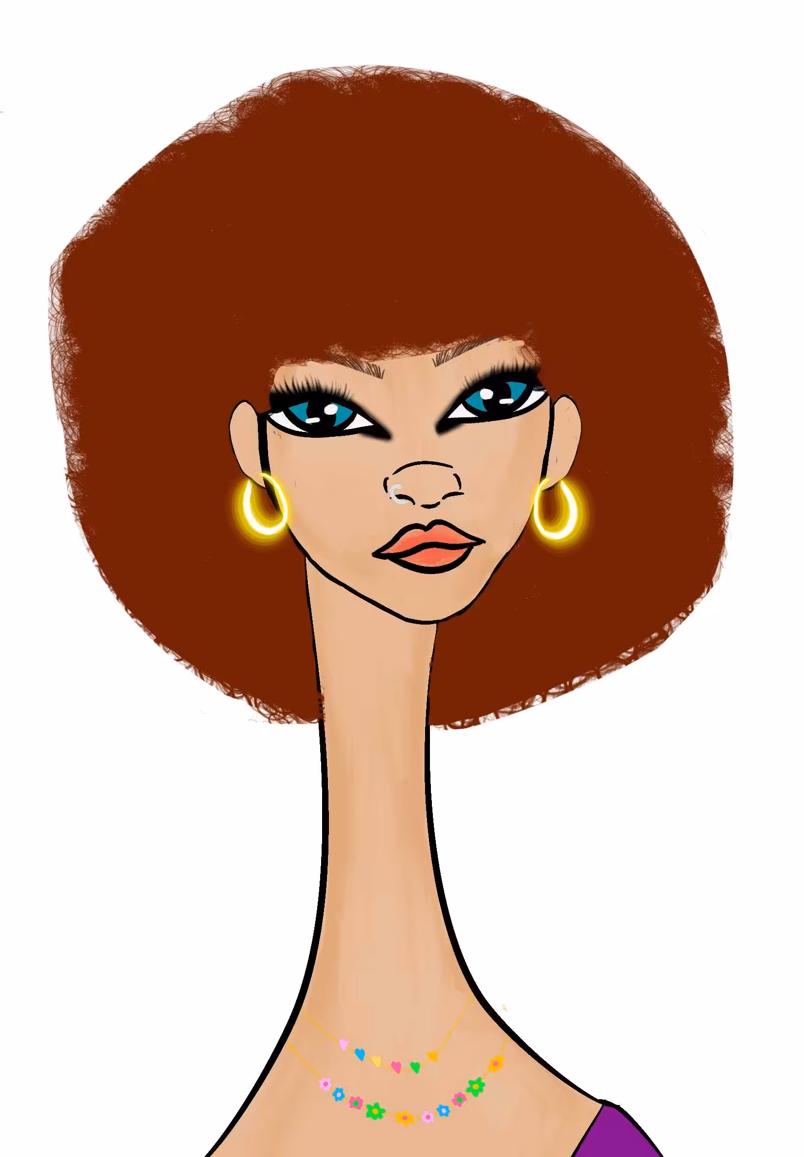 Long Neckie Lady #426