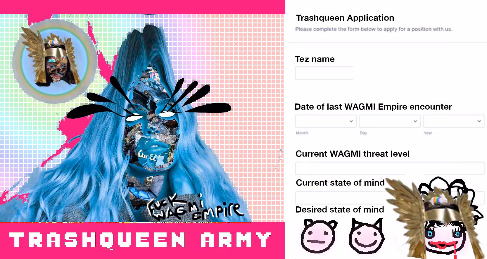 Trashqueen Application