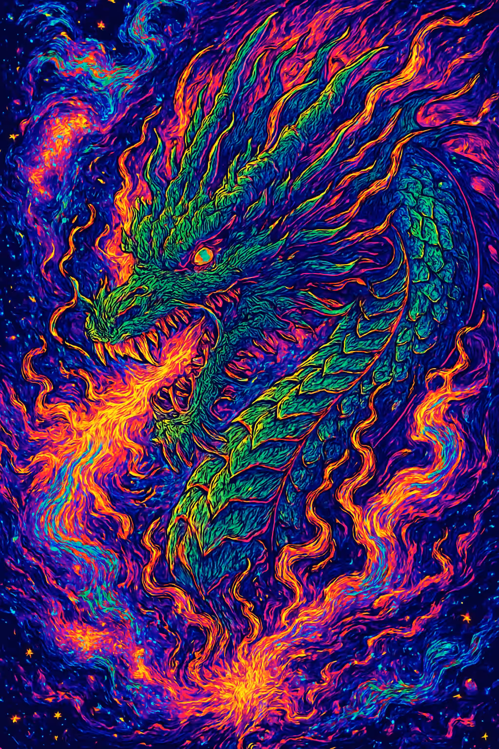  Cosmic Guardian: Emerald Flame
